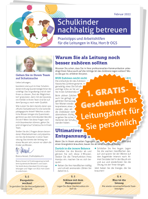 Schulkinder nachhaltig betreuen