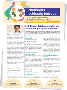 Schulkinder nachhaltig betreuen